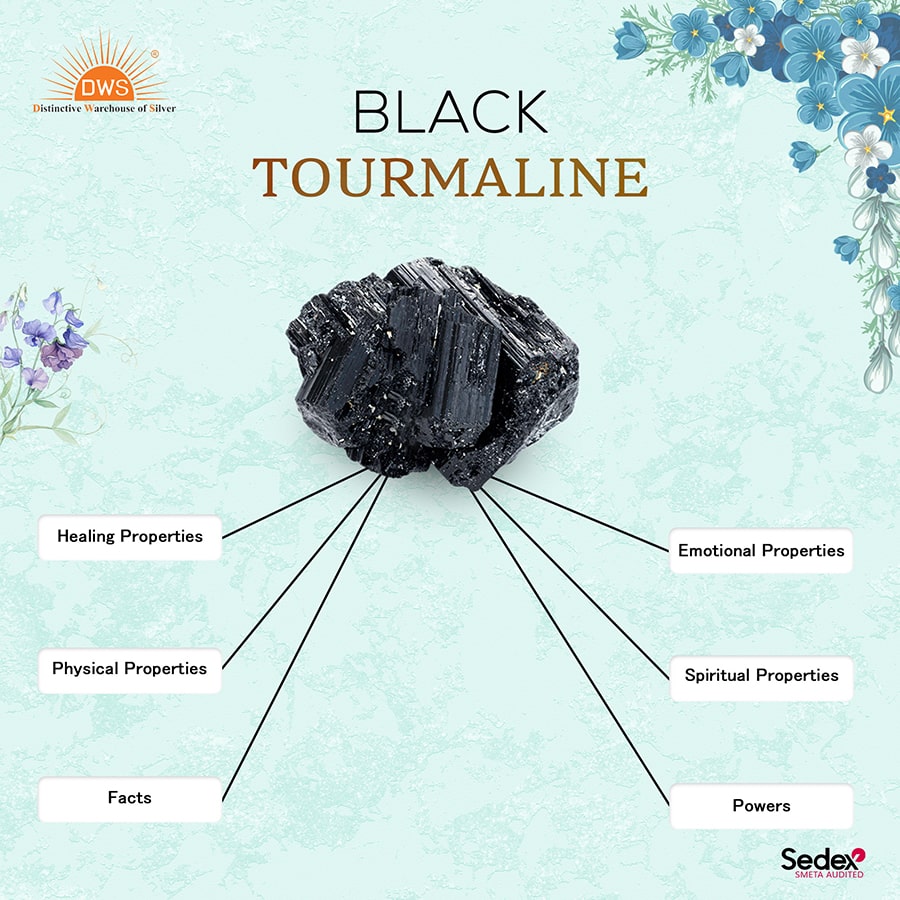 Black tourmaline deals crystals